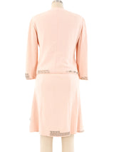Moschino Flower Applique Skirt Suit Suit arcadeshops.com