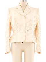 John Galliano Eyelet Jacket Jacket arcadeshops.com
