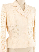 John Galliano Eyelet Jacket Jacket arcadeshops.com