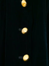 1989 Yves Saint Laurent Velvet Dress Dress arcadeshops.com