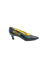 Moschino Embroidered Leather Pumps, 37.5 Accessory arcadeshops.com