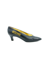 Moschino Embroidered Leather Pumps, 37.5 Accessory arcadeshops.com