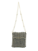 Metallic Silver Chain Bag Accessory arcadeshops.com