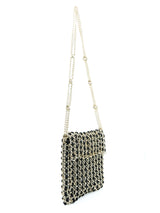 Metallic Silver Chain Bag Accessory arcadeshops.com