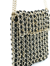 Metallic Silver Chain Bag Accessory arcadeshops.com