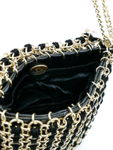 Metallic Silver Chain Bag Accessory arcadeshops.com