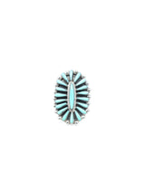 Petit Point Turquoise Ring Jewelry arcadeshops.com