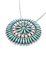 Sunface Turquoise Pendant Necklace Jewelry arcadeshops.com