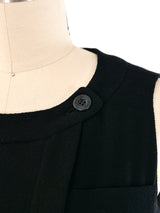 1996 Chanel Wool Little Black Dress Dress arcadeshops.com