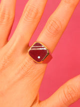 10K Diamond Accent Signet Style Ring Fine Jewelry arcadeshops.com