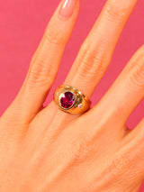 14K Gypsy Set Tourmaline Ring Fine Jewelry arcadeshops.com