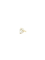 14K Two Tone Heart Motif Ring Fine Jewelry arcadeshops.com