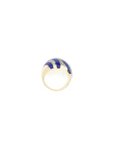 14K Lapis and Diamond Dome Band Fine Jewelry arcadeshops.com