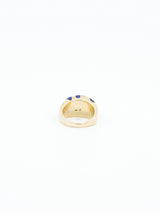 14K Lapis and Diamond Dome Band Fine Jewelry arcadeshops.com