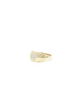 14K Diamond Accented Hexagonal Band Fine Jewelry arcadeshops.com