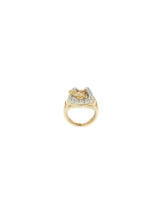 14K Diamond Horseshoe Statement Ring Fine Jewelry arcadeshops.com