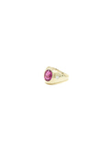 14K Gypsy Set Tourmaline Ring Fine Jewelry arcadeshops.com