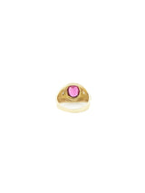 14K Gypsy Set Tourmaline Ring Fine Jewelry arcadeshops.com