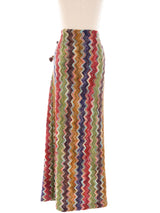 Missoni Chevron Knit Skirt Bottom arcadeshops.com