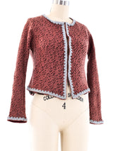 1990's Voyage Lace Cardigan Top arcadeshops.com