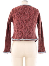 1990's Voyage Lace Cardigan Top arcadeshops.com