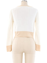 Miu Miu Knit Cropped Top Top arcadeshops.com