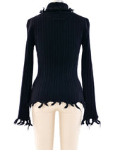 Jean Paul Gaultier Knit Turtleneck Top arcadeshops.com