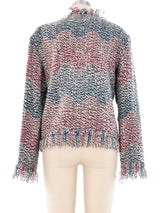 Missoni Fringe Trim Knit Jacket Jacket arcadeshops.com