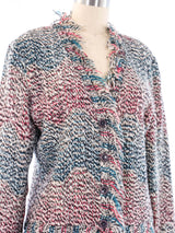 Missoni Fringe Trim Knit Jacket Jacket arcadeshops.com