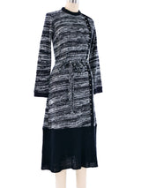 Striped Knit Sweater Dress Dress arcadeshops.com