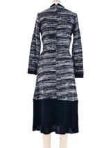Striped Knit Sweater Dress Dress arcadeshops.com