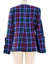 Givenchy Plaid Tweed Jacket Jacket arcadeshops.com