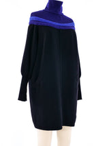 Yves Saint Laurent Turtleneck Knit Sweater Dress Dress arcadeshops.com