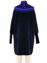 Yves Saint Laurent Turtleneck Knit Sweater Dress Dress arcadeshops.com
