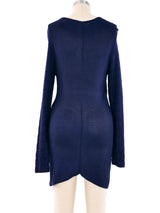 Mugler Ribbed Knit Mini Dress Dress arcadeshops.com