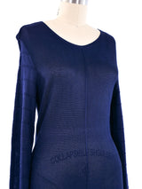 Mugler Ribbed Knit Mini Dress Dress arcadeshops.com