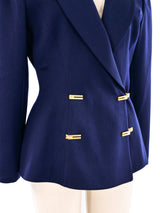 Claude Montana Navy Blazer Jacket arcadeshops.com