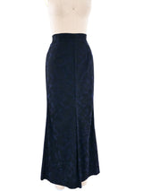 Romeo Gigli Jacquard Fishtail Maxi Skirt Bottom arcadeshops.com