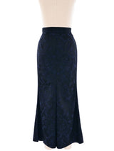 Romeo Gigli Jacquard Fishtail Maxi Skirt Bottom arcadeshops.com