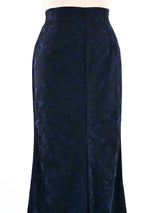 Romeo Gigli Jacquard Fishtail Maxi Skirt Bottom arcadeshops.com