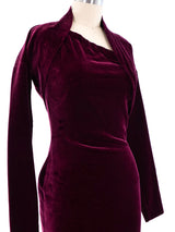 Romeo Gigli Velvet Dress Ensemble Dress arcadeshops.com