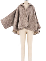 Pierre Cardin Haute Couture Boucle Cropped Swing Coat Jacket arcadeshops.com