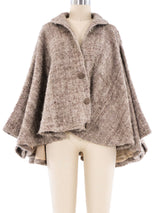 Pierre Cardin Haute Couture Boucle Cropped Swing Coat Jacket arcadeshops.com