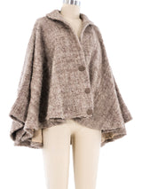 Pierre Cardin Haute Couture Boucle Cropped Swing Coat Jacket arcadeshops.com