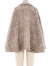Pierre Cardin Haute Couture Boucle Cropped Swing Coat Jacket arcadeshops.com