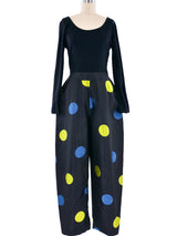 Geoffrey Beene Polka Dot Jumpsuit Jumpsuit arcadeshops.com