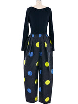 Geoffrey Beene Polka Dot Jumpsuit Jumpsuit arcadeshops.com