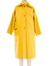 Bonnie Cashin Leather Trimmed Yellow Ensemble Suit arcadeshops.com