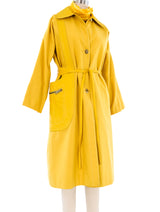 Bonnie Cashin Leather Trimmed Yellow Ensemble Suit arcadeshops.com