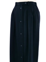 Yves Saint Laurent Button Front Midi Skirt Bottom arcadeshops.com